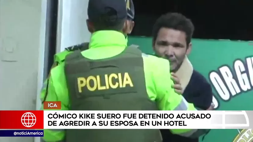 Ica: cómico Kike Suero fue detenido tras ser acusado de agredir a su esposa