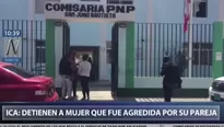 Mujer agredida fue detenida. (Canal N)