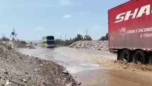 La situación refleja la necesidad de infraestructura adecuada, como badenes o puentes. / Video: Canal N