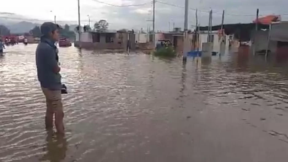 Inundación en Ica. Foto referencial: América Noticias