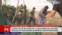 Protestas en Ica. América Noticias