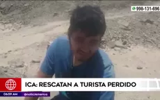 Ica: Rescatan a turista perdido - Noticias de hospital-regional-ica
