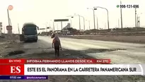 Panamericana Sur en Ica.