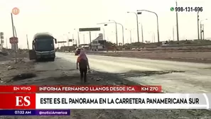 Panamericana Sur en Ica.