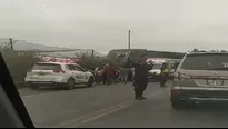 La policía de carretera gestiona el flujo vehicular y las investigaciones continúan para esclarecer las circunstancias del accidente. / Video: Canal N