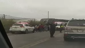 La policía de carretera gestiona el flujo vehicular y las investigaciones continúan para esclarecer las circunstancias del accidente. / Video: Canal N