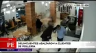 Ica: Violento asalto a clientes y trabajadores de pollería