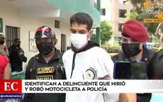 Identifican a delincuente que hirió de bala y robó moto a policía - Noticias de mis-peru-2022