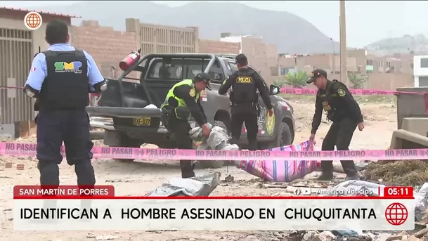 Identifican a hombre asesinado de diez disparos en Chuquitanta en SMP. Foto: América Noticias