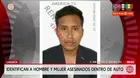 Identifican a pareja hallada sin vida dentro de auto en Chosica