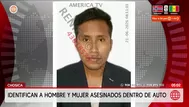 Identifican a pareja hallada sin vida dentro de auto en Chosica