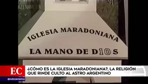 Iglesia Maradoniana. América Noticias