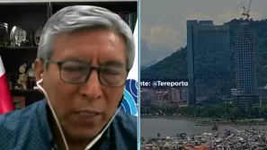 El jefe del IGP, Hernando Tavera, señaló que el sismo de magnitud 7.7 registrado este viernes en Panamá tuvo un nivel de sacudimiento muy similar a lo que ocurrió en Pisco en el 2007. Precisó que la profundidad de 10 km aceleró los daños. Video: Canal N