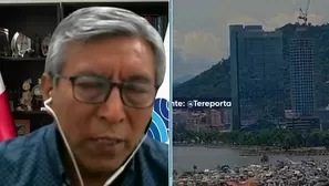 El jefe del IGP, Hernando Tavera, señaló que el sismo de magnitud 7.7 registrado este viernes en Panamá tuvo un nivel de sacudimiento muy similar a lo que ocurrió en Pisco en el 2007. Precisó que la profundidad de 10 km aceleró los daños. Video: Canal N
