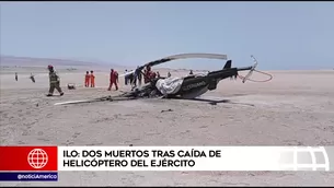 Accidente dejó dos muertos. Foto: captura de TV