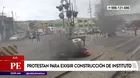 Ilo: Protestan para exigir construcción de instituto