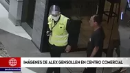 Imágenes de Alex Gensollen en centro comercial Real Plaza de San Borja