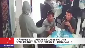 Las víctimas esperaban en una de las mesas del local