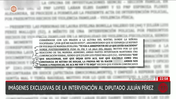 Captura: América Noticias Captura: América Noticias