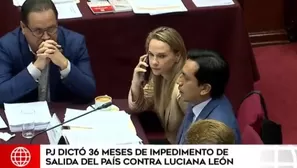 Según la Fiscalía, Luciana León habría cometido los delitos de tráfico de influencias. Video: América Noticias