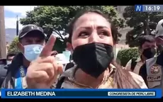 Impiden el ingreso a la sede del GORE Huánuco a congresista por no estar vacunada - Noticias de elizabeth-leon