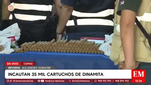 Incautan dinamita. América Noticias
