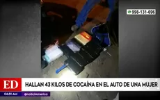  Incautan 43 kilos de droga que iban a enviar a España - Noticias de espana