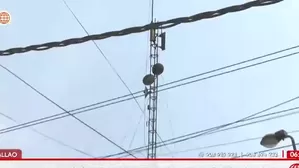 Incautan antena clandestina de internet en penal Sarita Colonia/ América Noticias