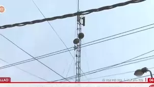 Incautan antena clandestina de internet en penal Sarita Colonia/ América Noticias