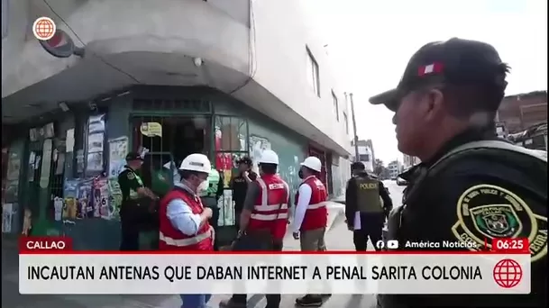 Callao: desmantelan antena ilegal que proveía Wi-Fi al penal Sarita Colonia desde una casa/ América Noticias Callao: desmantelan antena ilegal que proveía Wi-Fi al penal Sarita Colonia desde una casa/ América Noticias