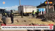 Incautan contrabando en Puno