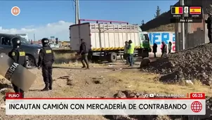 Incautan contrabando en Puno. Foto y video: América Noticias