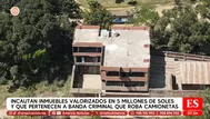 Incautan inmuebles a banda criminal que robaba camionetas