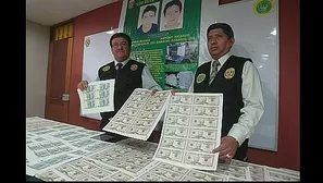 Policía incauta dinero falso. Foto: El Comercio