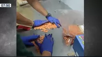 Incautan droga en oficina de Serpost. Foto y video: Canal N