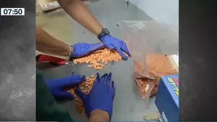 Incautan droga en oficina de Serpost. Foto y video: Canal N