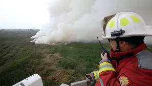 Jefe de los bomberos de la Segunda Brigada de Lima Sur dijo que no se puede determinar la causa del siniestro / Andina