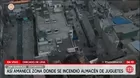 Incendio en Barrios Altos: Edificio presenta riesgo de colapso