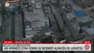 Bomberos controlaron el siniestro, pero advierten peligro estructural en zona con antecedentes de incendios similares. / Video: América Noticias