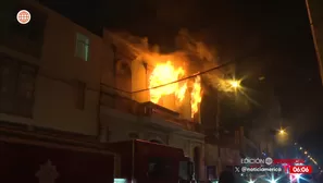 Incendio destruye quinta en Lima y deja 13 familias sin hogar/ América Noticias