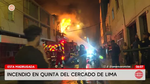 Quinta se incendia en Lima y 13 familias quedan sin hogar/ América Noticias Quinta se incendia en Lima y 13 familias quedan sin hogar/ América Noticias