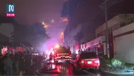 Incendio en fábrica de plásticos en San Juan de Lurigancho