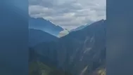 Incendio forestal avanza en vía férrea cerca de Machu Picchu