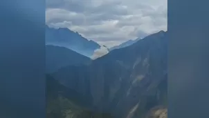 Incendio forestal cerca al parque arqueológico de Machu Picchu