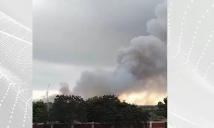 Callao: Incendio forestal en la Base Naval
