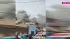 Incendio de gran magnitud afecta viviendas en el Cercado de Lima