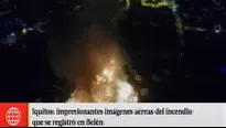 Incendio en Belén.