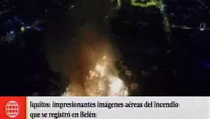 Incendio en Belén.