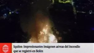 Incendio en Belén.