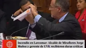 Presentación de alcalde de Miraflores ante Comisión del Congreso. Foto y video: América Noticias